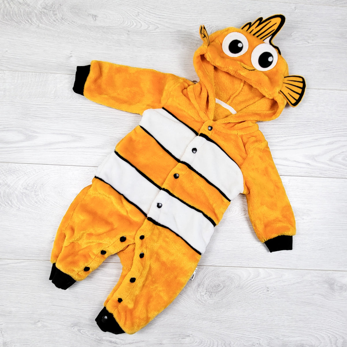 Finding Nemo / Clownfish plush romper. Size 0-3 months
