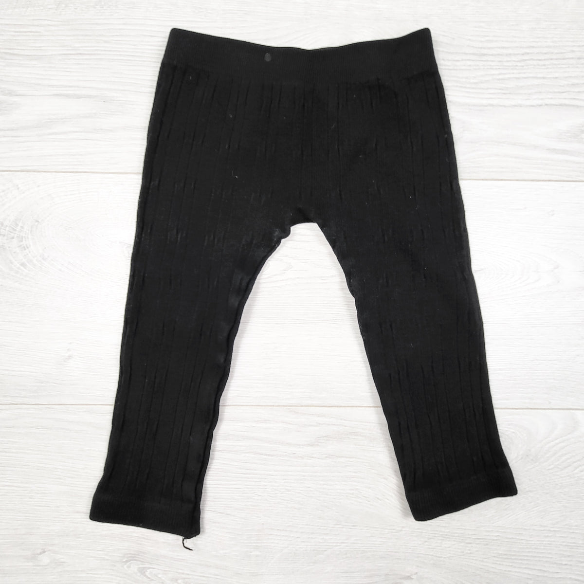 Sweet black knit tights. Size 2/3T