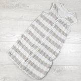 George grey striped cable knit sleep sack. Size 6-12 months - AS IS