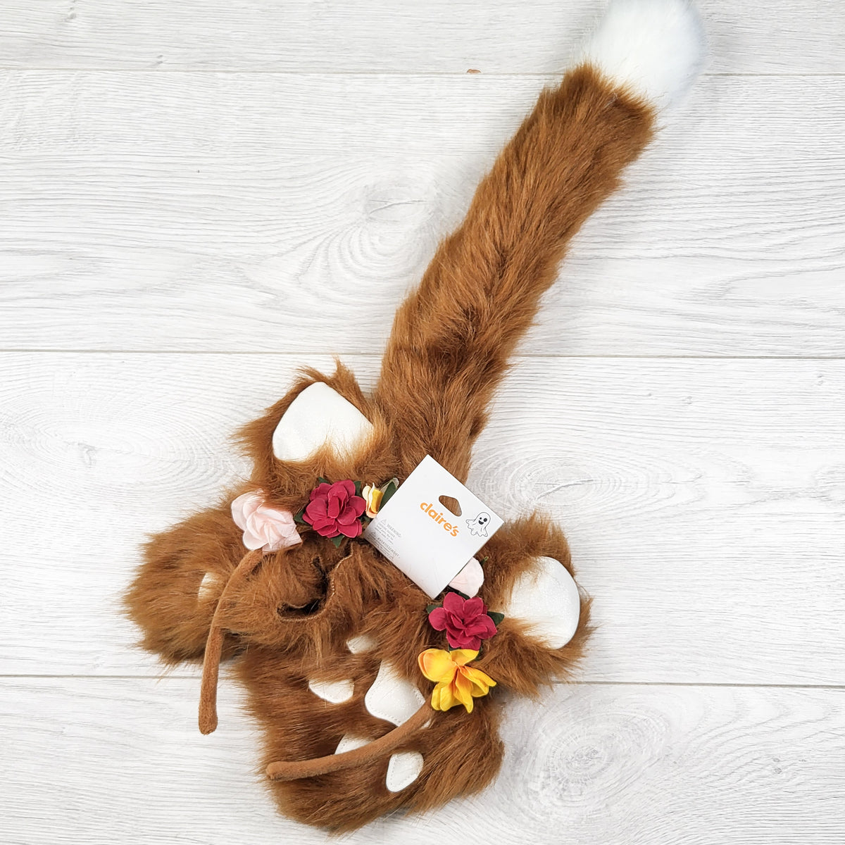 NEW - Claire's Plush Fox / Woodland Creature Costume Kit