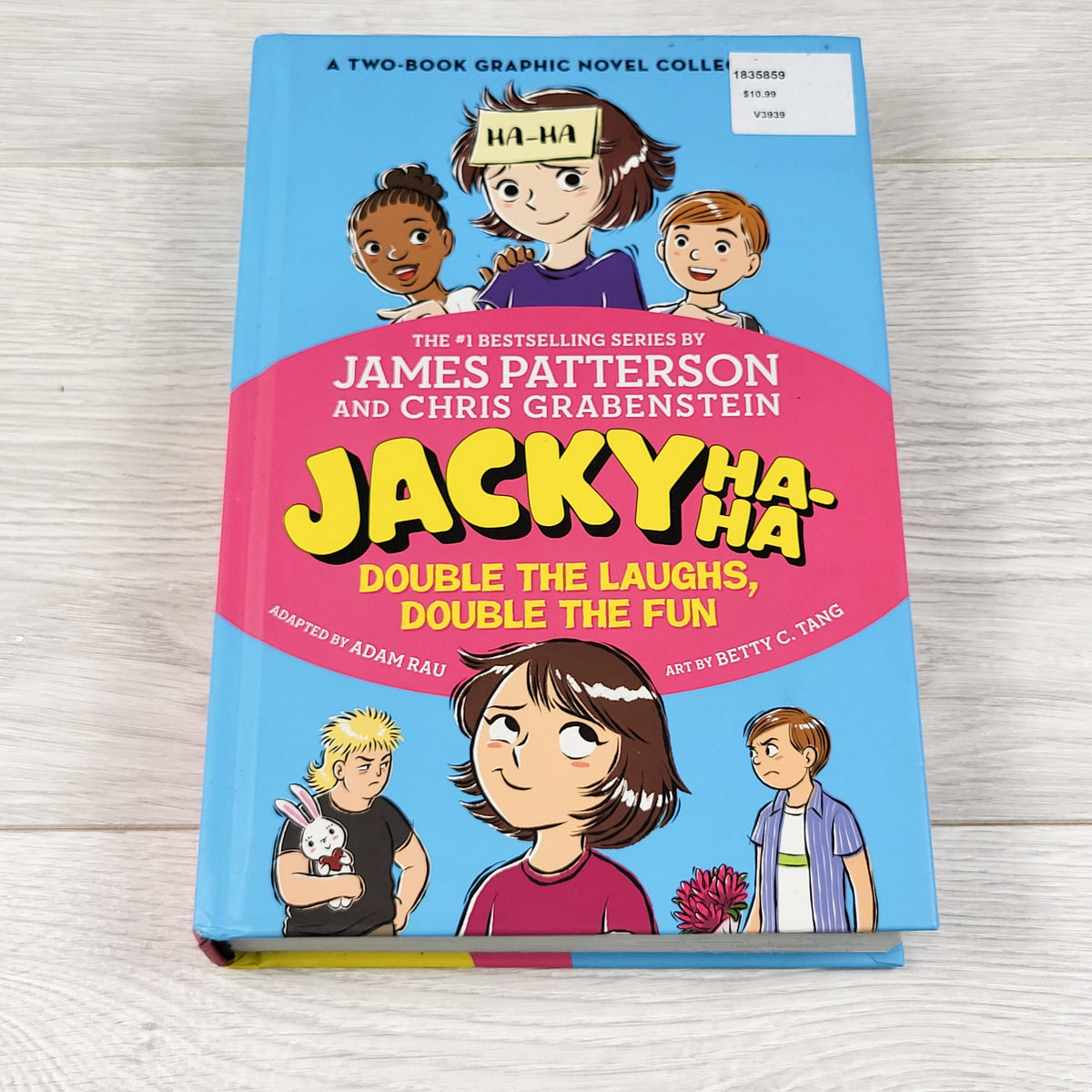 Jacky Ha-Ha: Double the Laughs, Double the Fun. Hardcover graphic novel (no shipping)