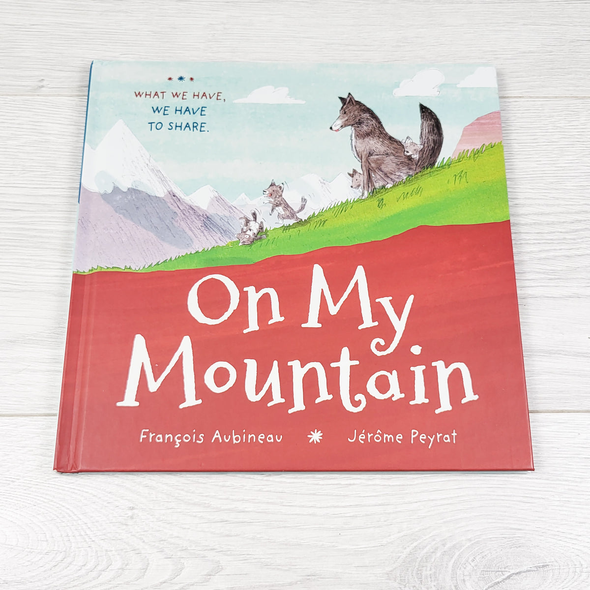 On My Mountain. Hardcover book