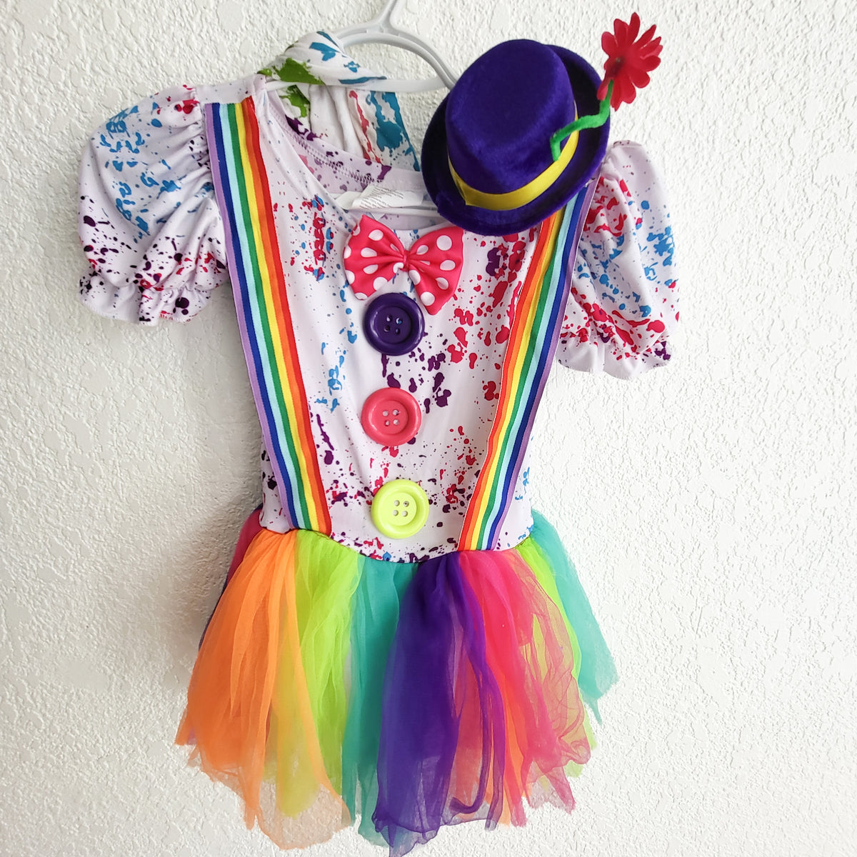 Clown costumes (3pcs) - AS IS. Size 4-6 Years