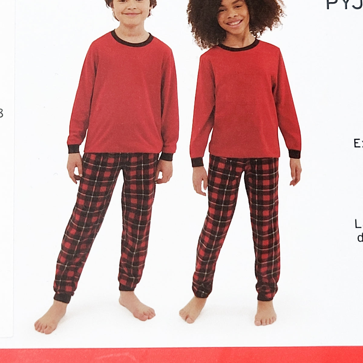 NEW - Eddie Bauer Family Pajamas 4pc Pajama Set. Size 3/4T