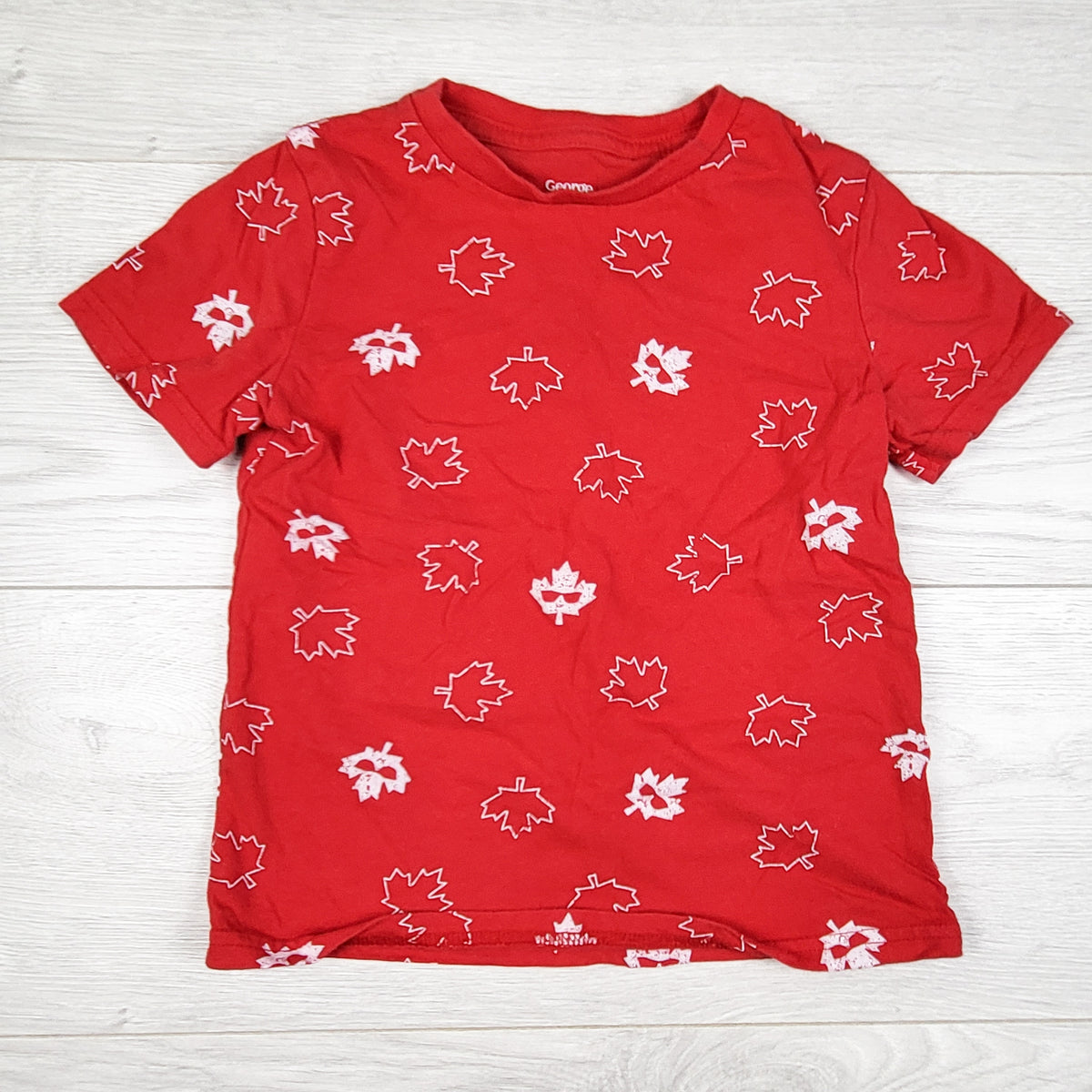 George red maple leaf t-shirt. Size 4T