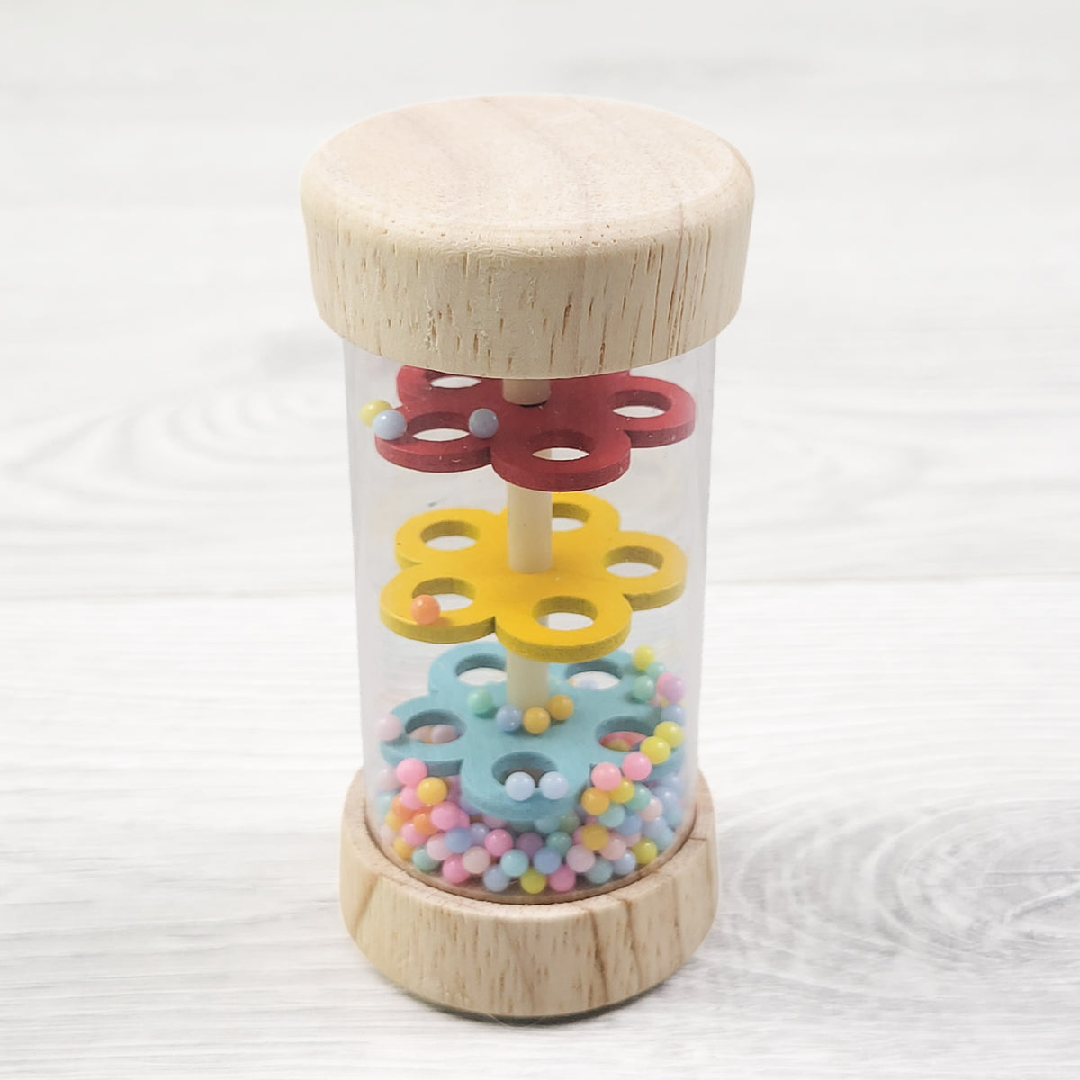 Mini Wooden Rainmaker Rattle.