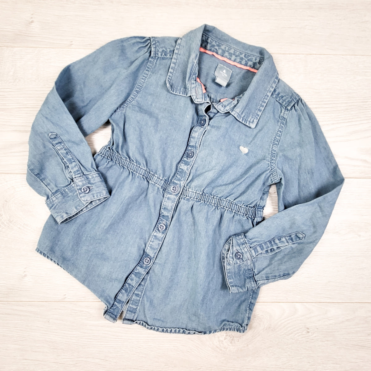 Gap Denim Button Down Top. Size 4T