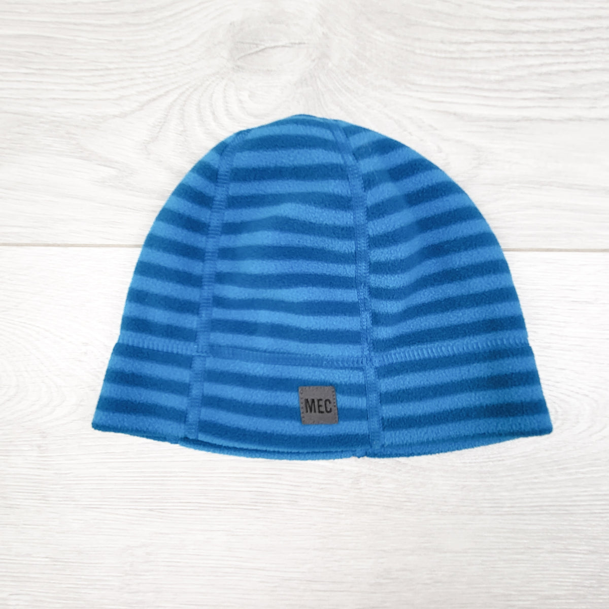MEC Blue Striped Fleece Hat. Size XXS (0-6 Months)