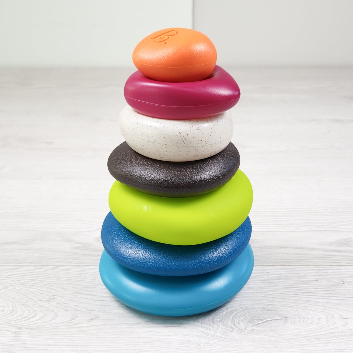B. Toys Skipping Stones Plastic Stacking Toy (sorry, no shipping)