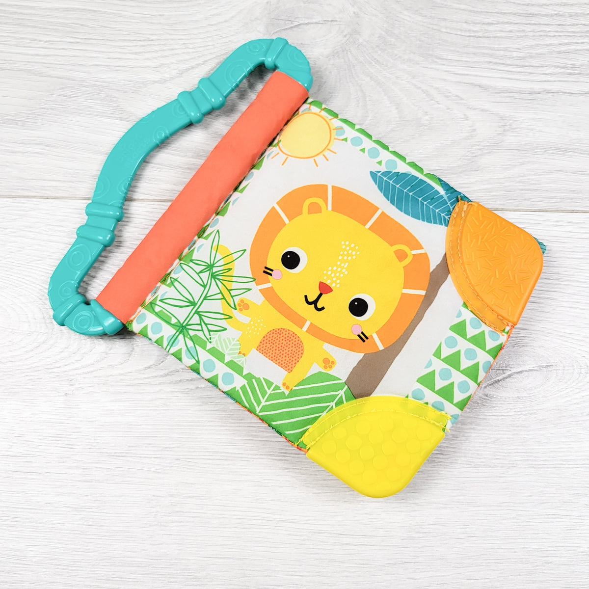 Bright Starts Teethe & Read Teether Fabric Book