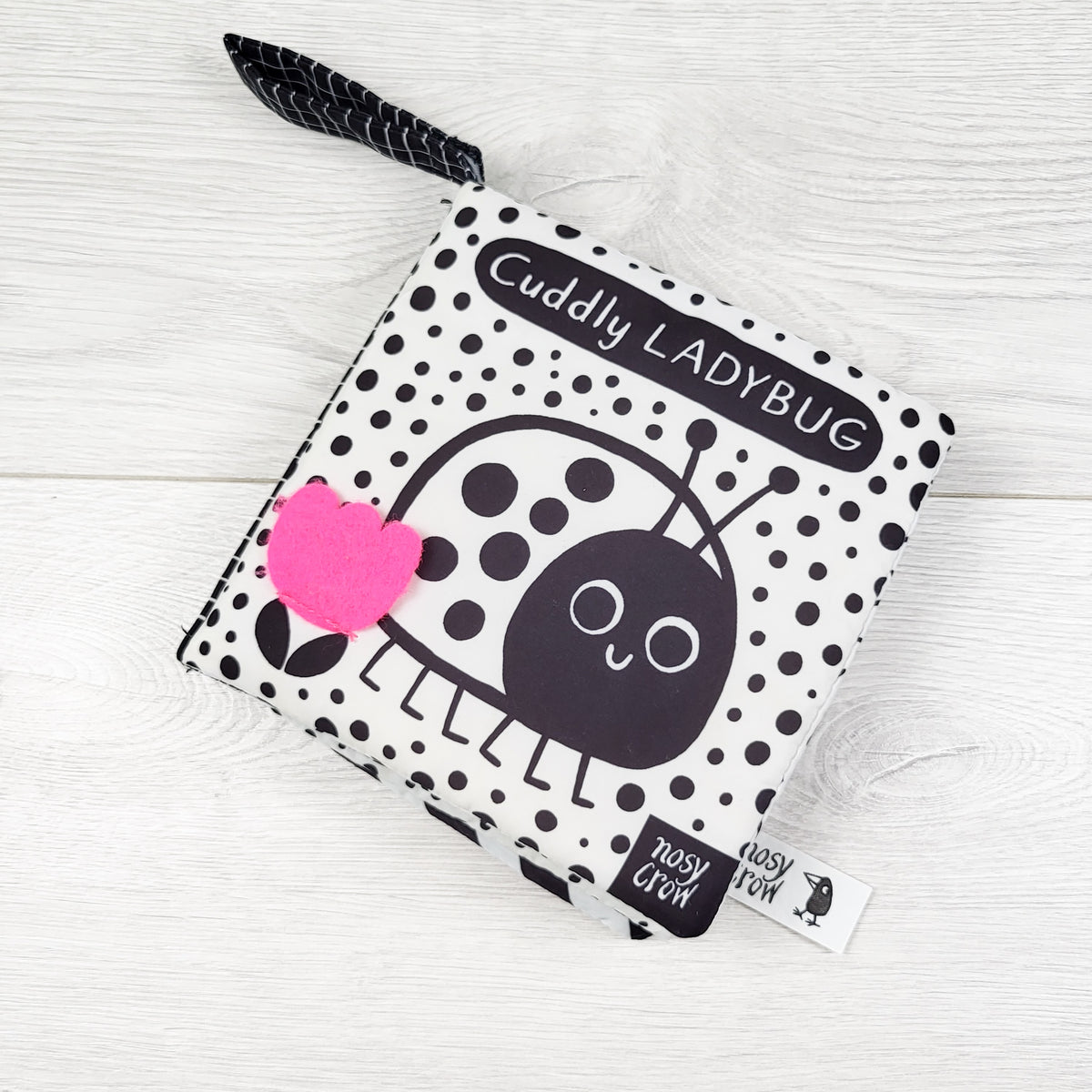 Cuddly Ladybug High Contrast Fabric Book