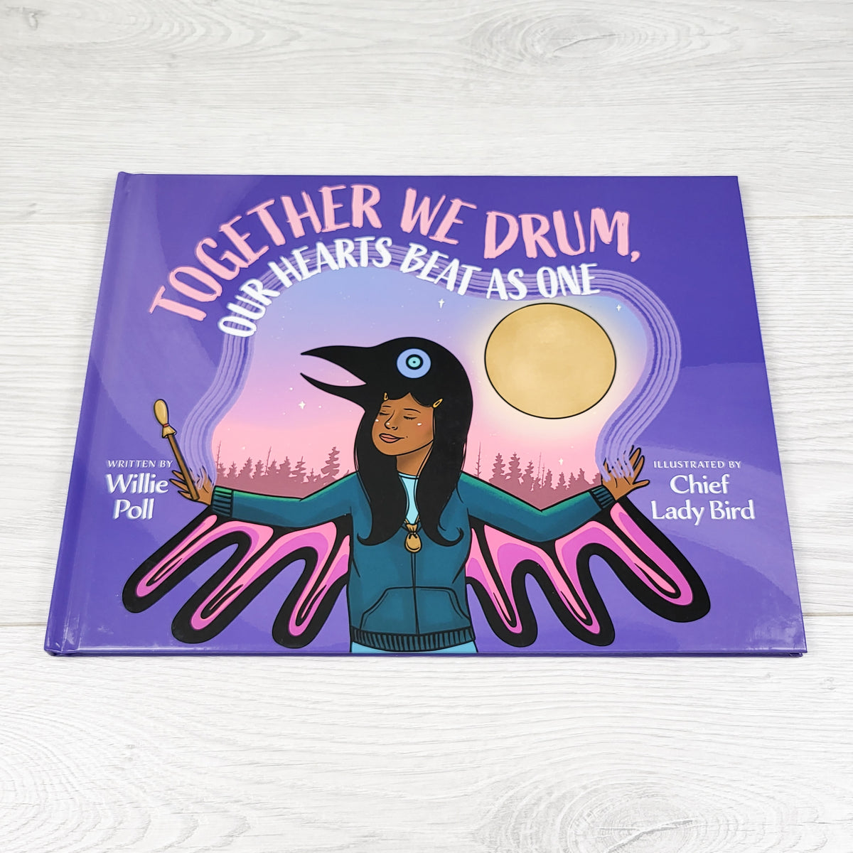 Together We Drum, Our Hearts Beat As One. Hardcover Book