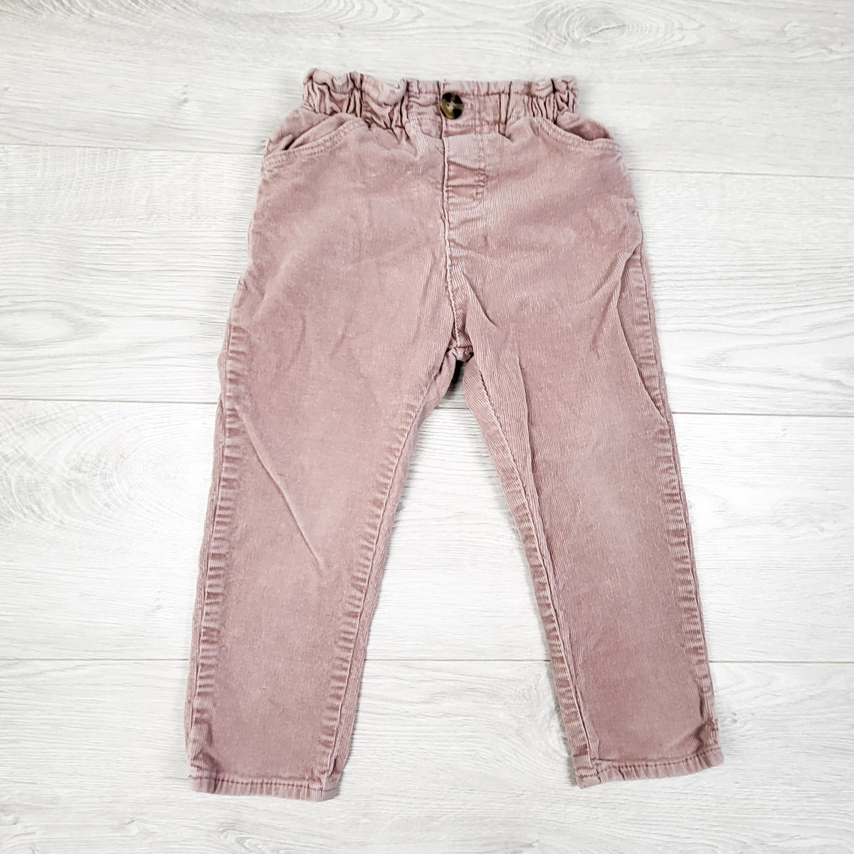 Zara Pink Corduroy Pants. Size 3/4T