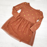 Child of Mine Rust Orange Dress With Pumpkins. Size 3T