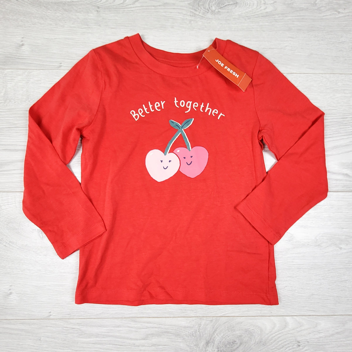 NEW - Joe Red "Better Together" Top. Size 3T