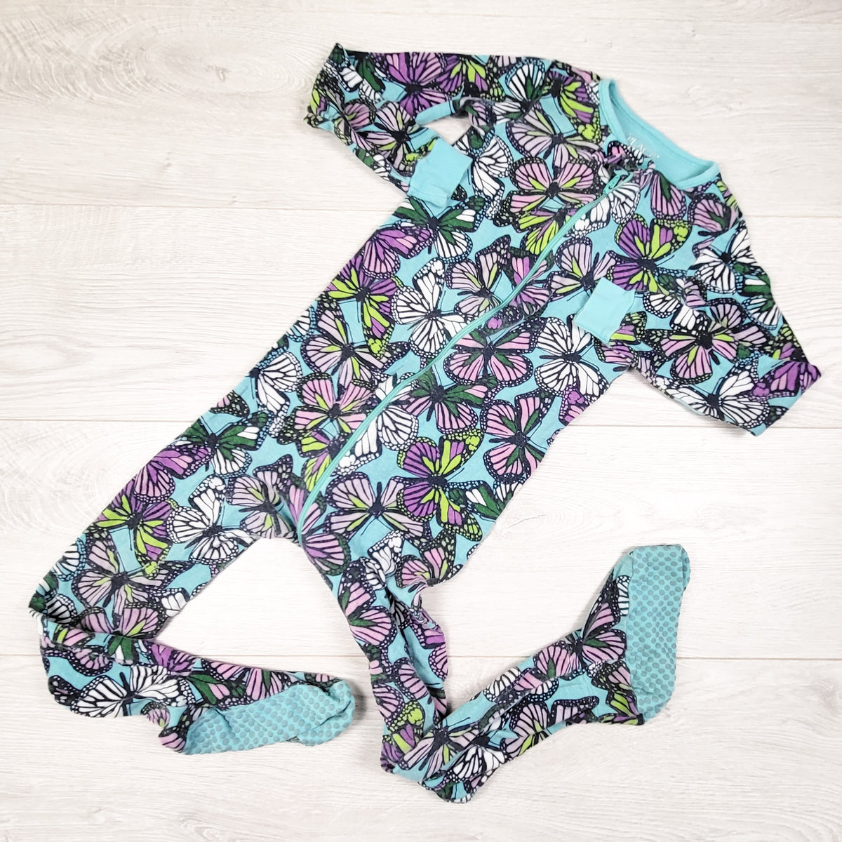 Children's Place Zippered Cotton Butterfly Sleeper. Size 4T