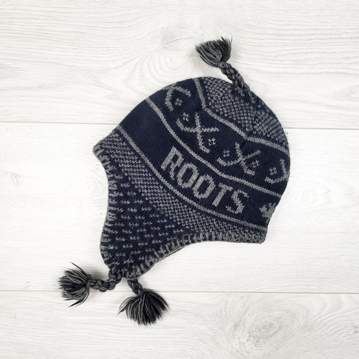 Roots Fleece Lined Hockey Toque. Size 12-24 Months
