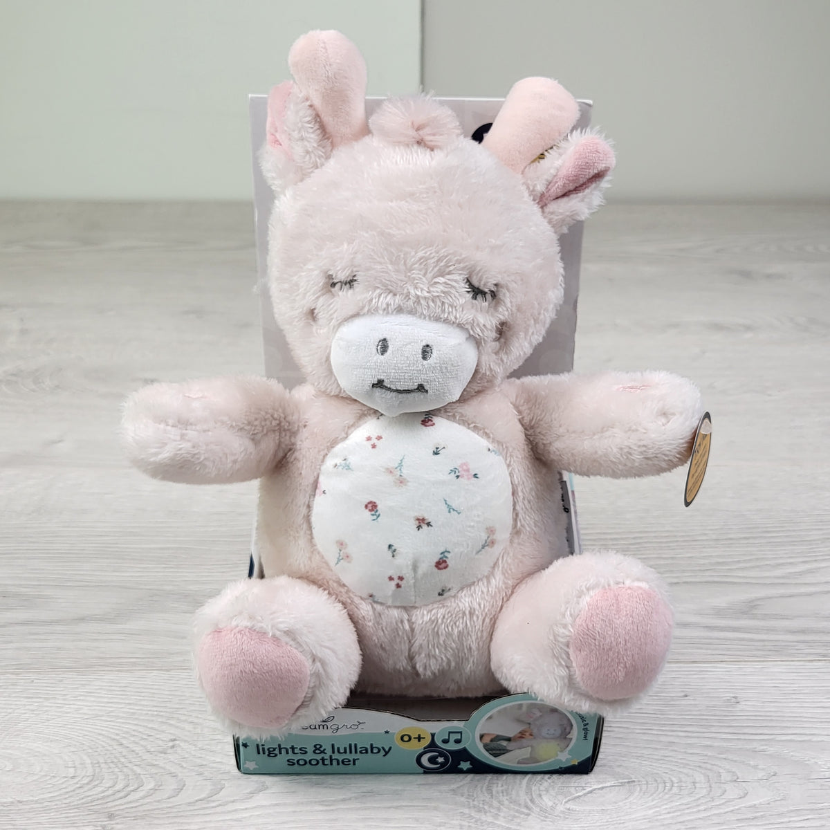 NEW - DreamGro Light & Lullaby Giraffe Soother