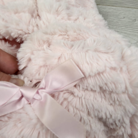 Widgeon Pink Faux Fur Minky Hooded Coat. Size 9 Months - AS IS