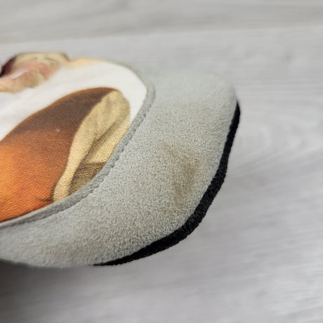 Little Wild Island Handmade Mushroom Print Booties. Size like 0-6 Months