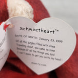 NEW - Vintage 1999 Schweetheart the Orangutan Beanie Baby Toy