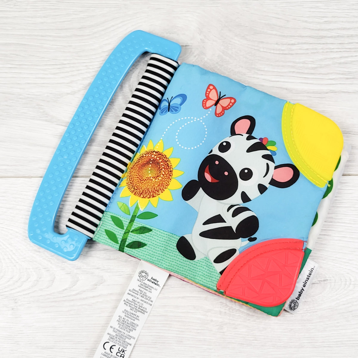 Baby Einstein Fabric Crinkle Teether Book