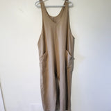 Unbranded Beige Romper. Size 2XL (not sure if actually maternity or not)