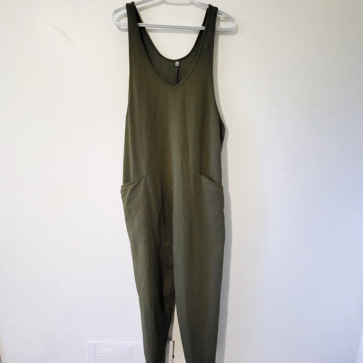 Unbranded Olive Green Romper. Size XL (not sure if actually maternity or not)