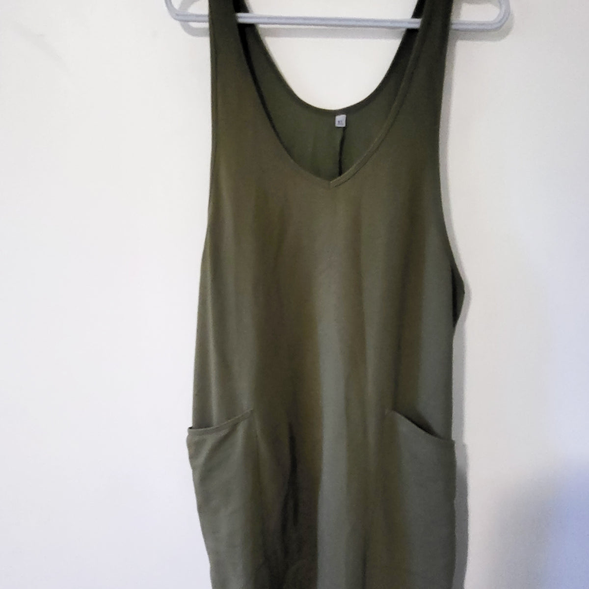 Unbranded Olive Green Romper. Size XL (not sure if actually maternity or not)