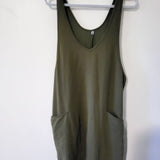 Unbranded Olive Green Romper. Size XL (not sure if actually maternity or not)