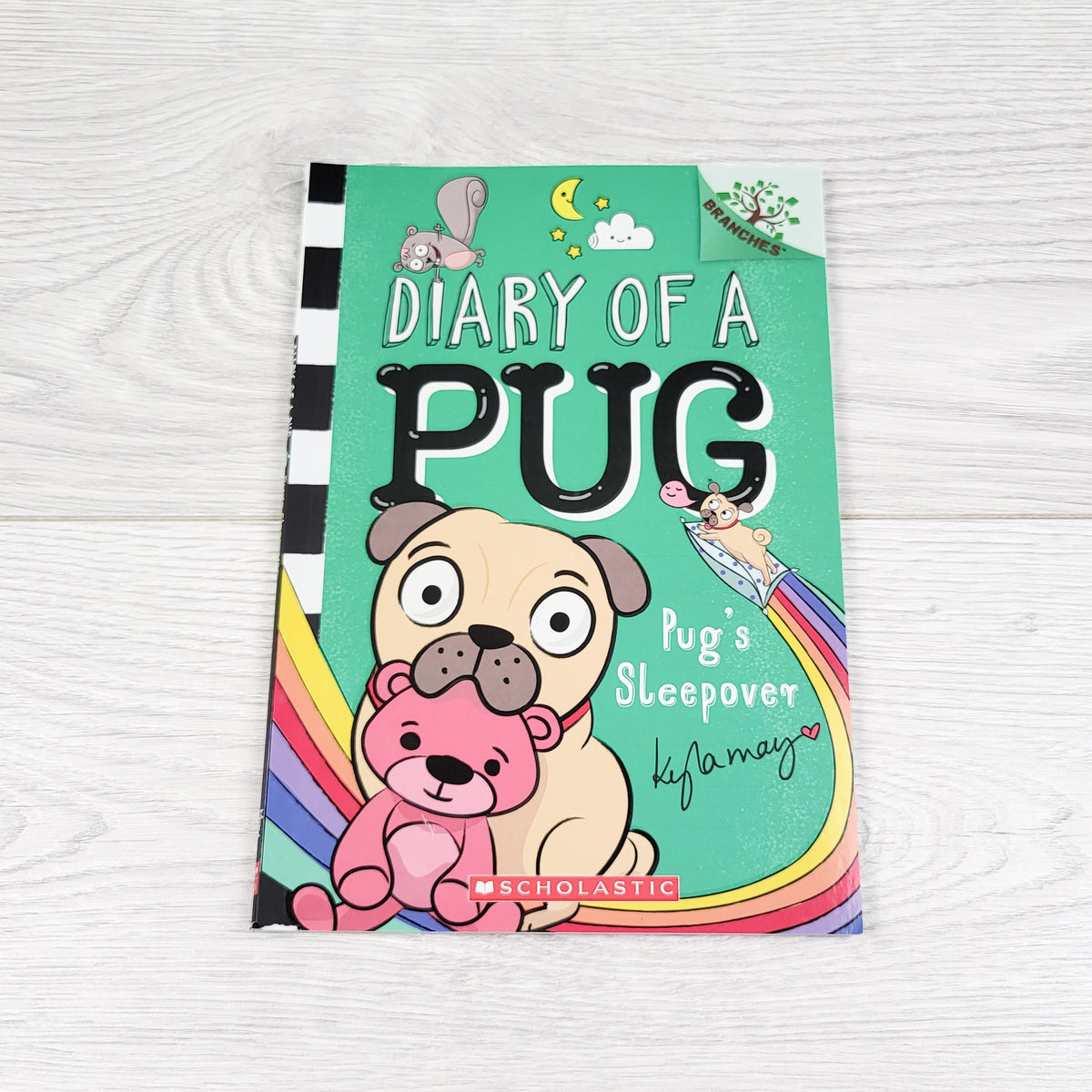 Diary of a Pug: Pug's Sleepover. Soft cover book
