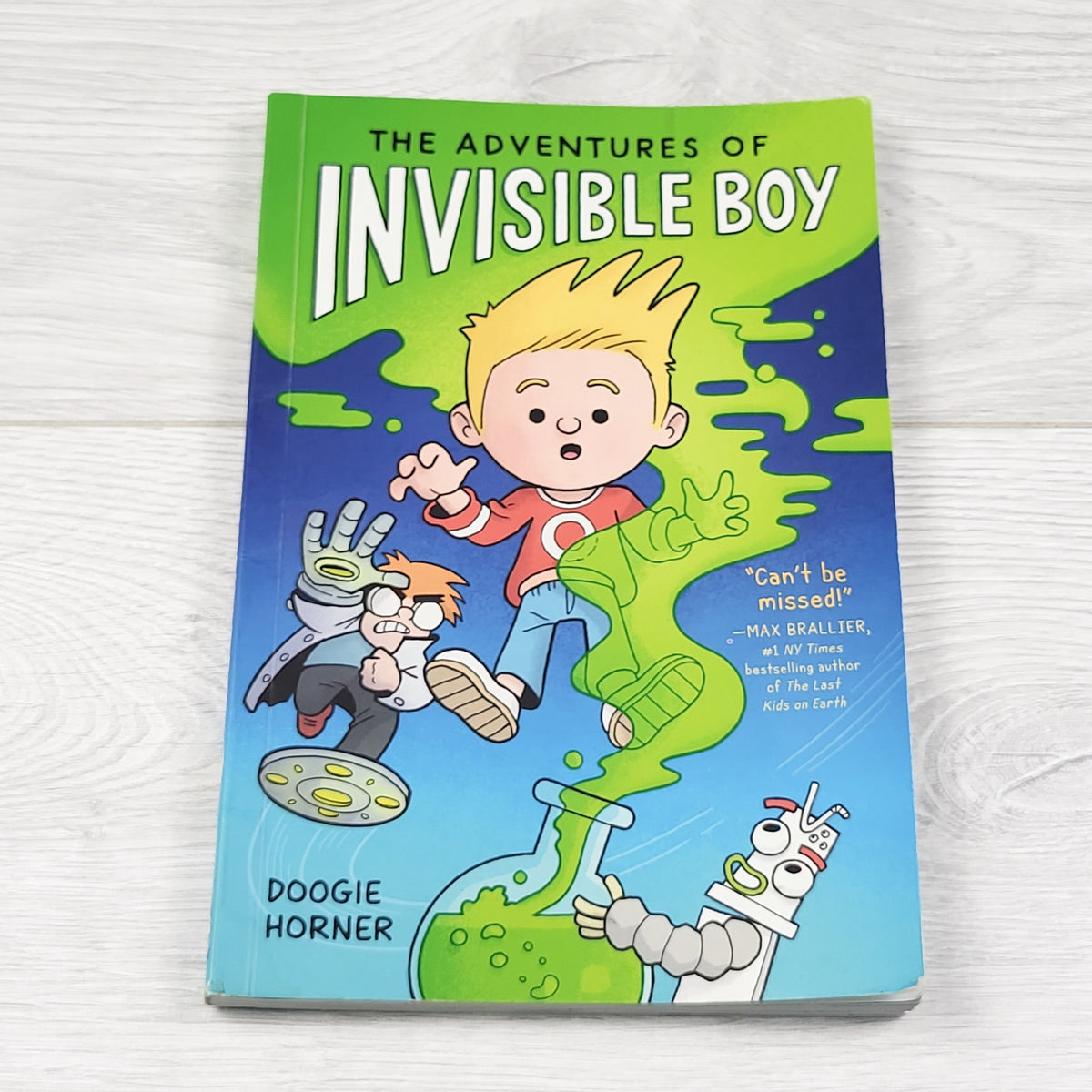 The Adventures of Invisible Boy. Soft cover graphic novel