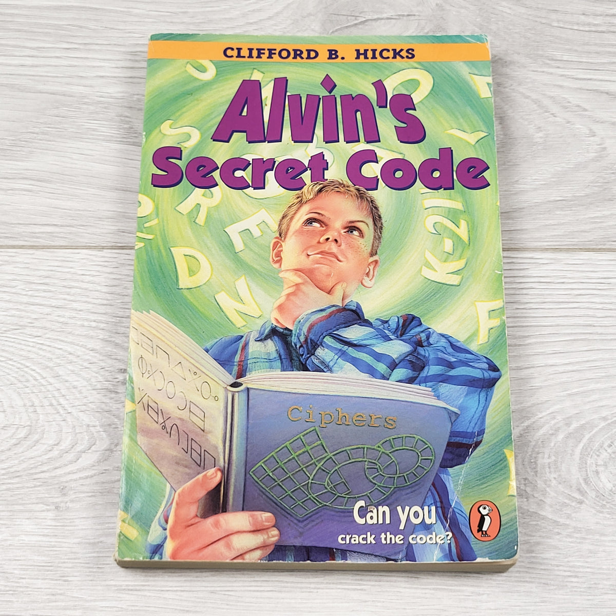 Alvin's Secret Code. Soft cover chapter book