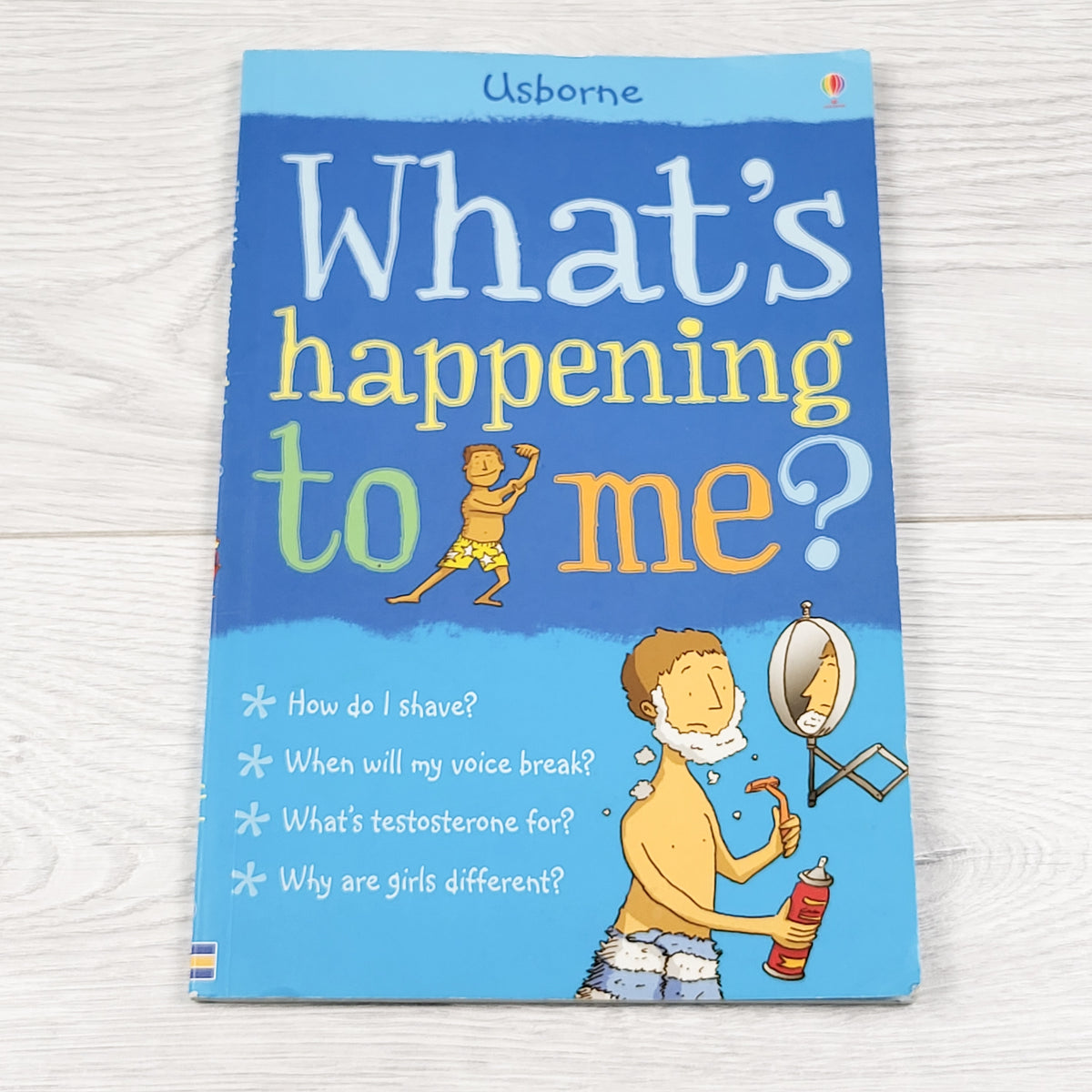 What's Happening to Me? Soft cover Usborne puberty book