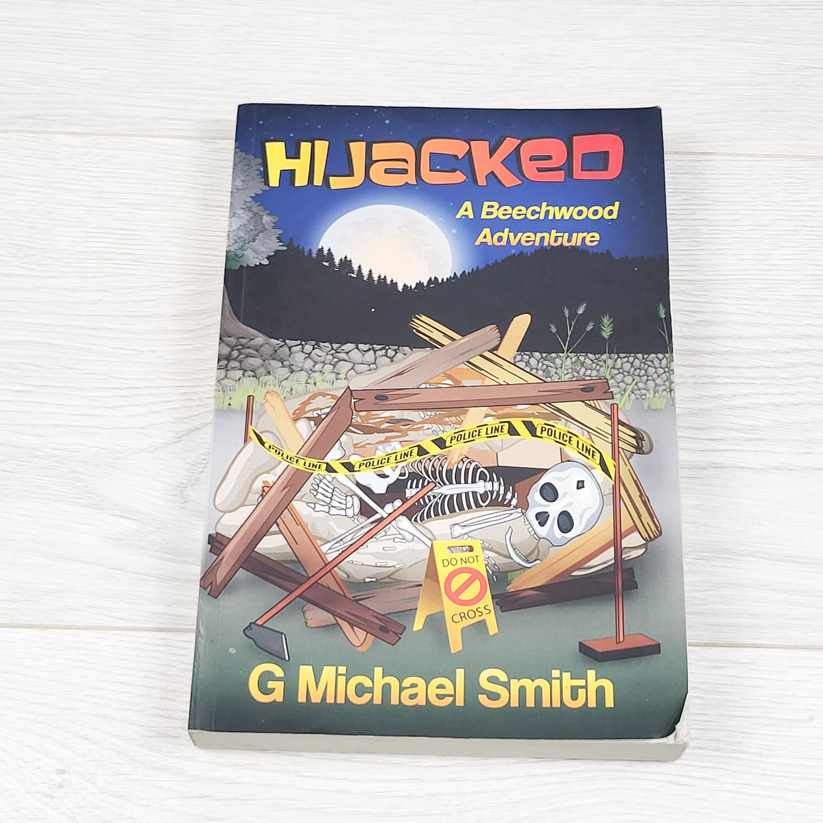 Hijacked. Soft cover book