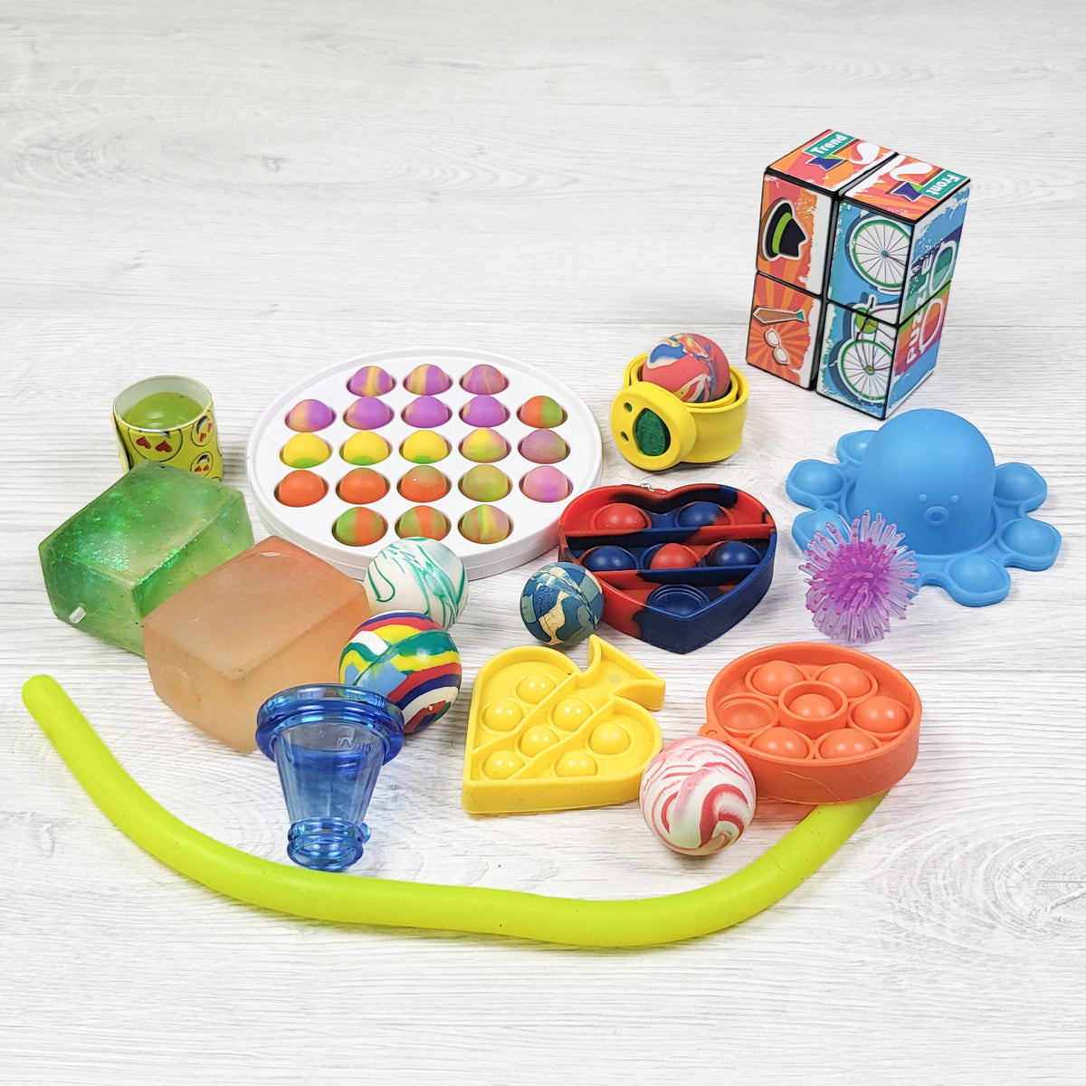 Lot of sensory and fidget toys