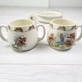 Royal Doulton "Bunnykins" Nurseryware Fine Bone China (4pc Mixed Lot) - NO SHIPPING