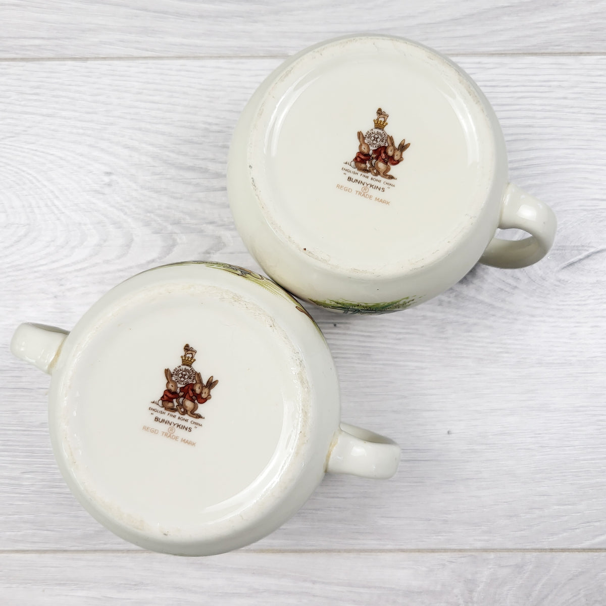 Royal Doulton "Bunnykins" Nurseryware Fine Bone China (4pc Mixed Lot) - NO SHIPPING