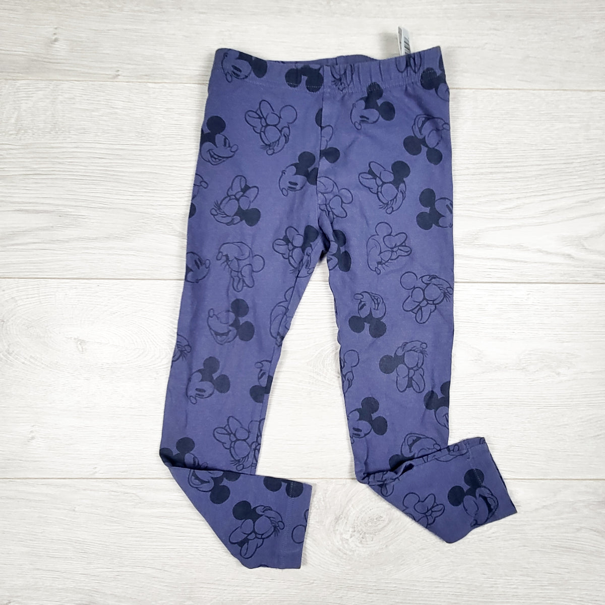Joe Fresh x Disney blue Mickey Mouse leggings. Size 4T