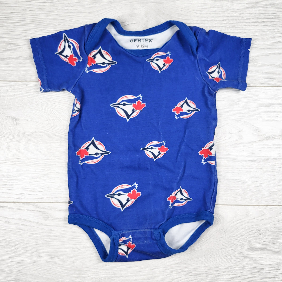 Gertex blue Toronto Blue Jays bodysuit. Size 9-12 months