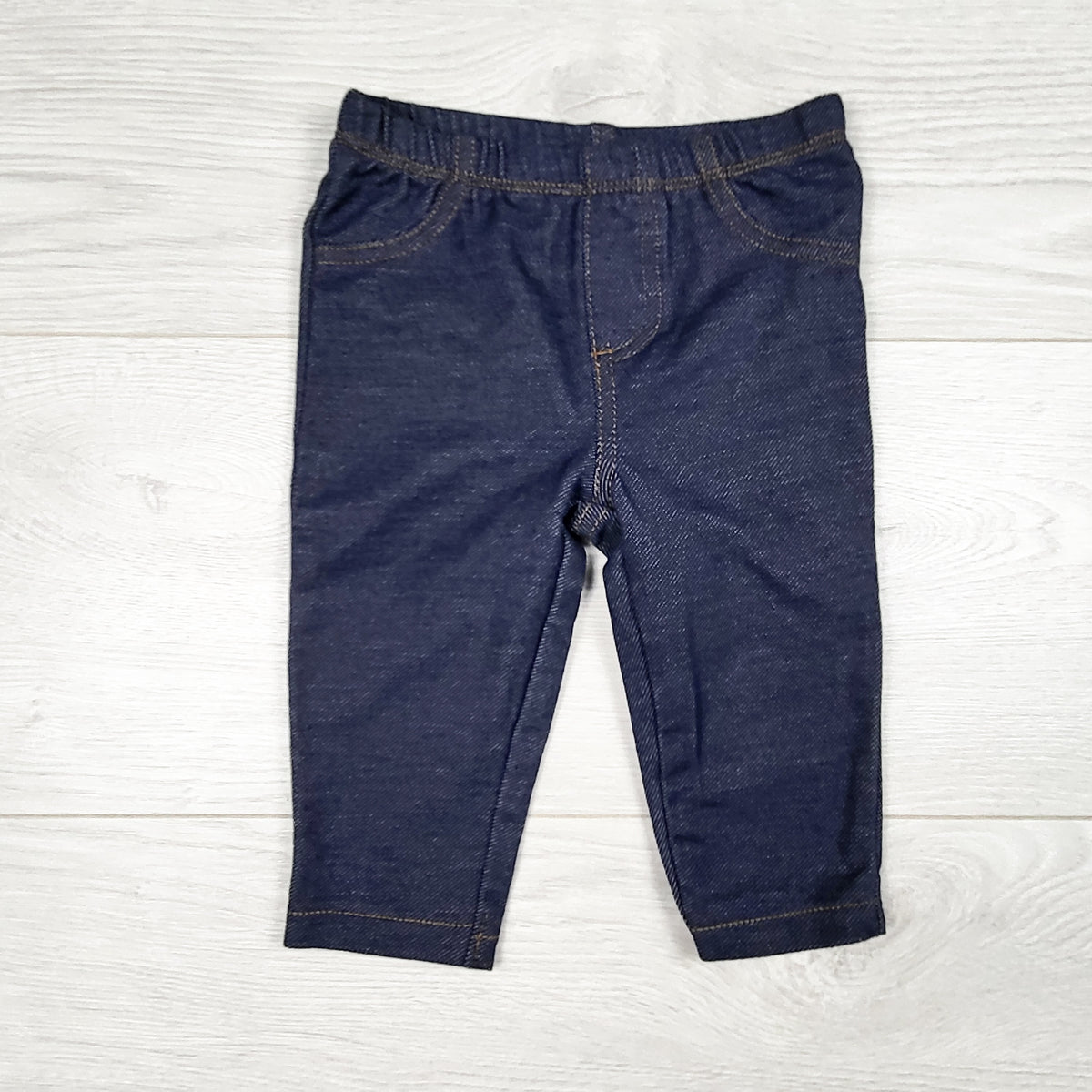 Carters denim look leggings. Size 6 months