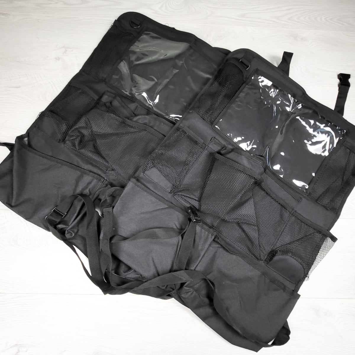 Pair of car seat storage organizers