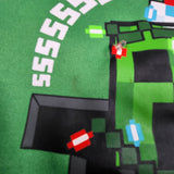 Green light-up Minecraft sweatshirt. Size 4/5T - AS IS