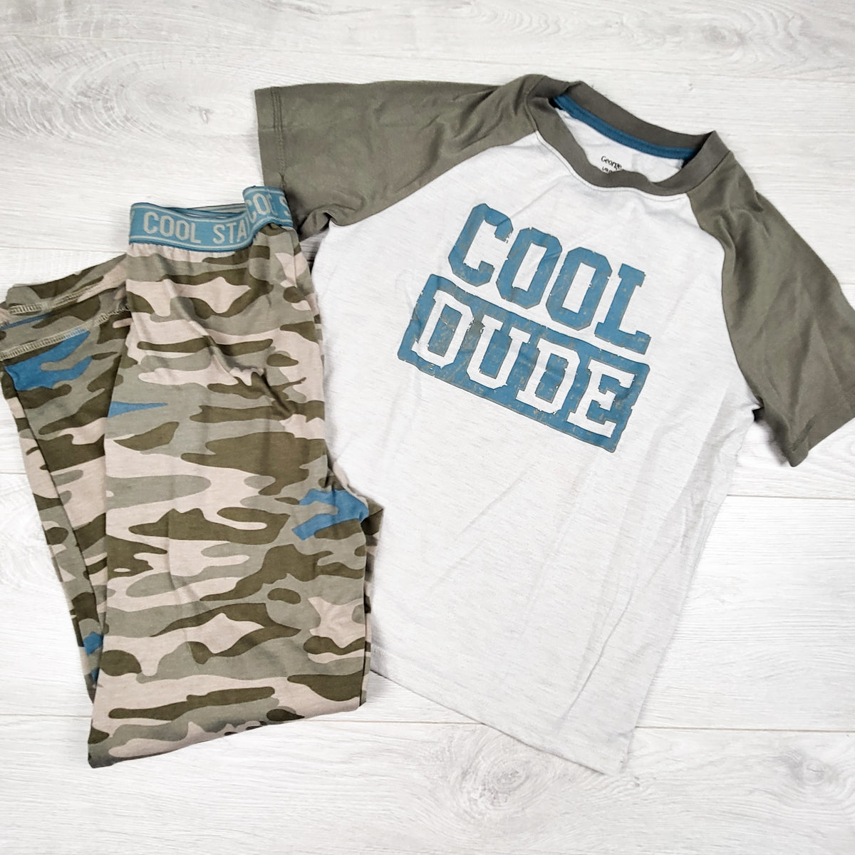 George 2pc "Cool Dude" PJs. Size 10/12
