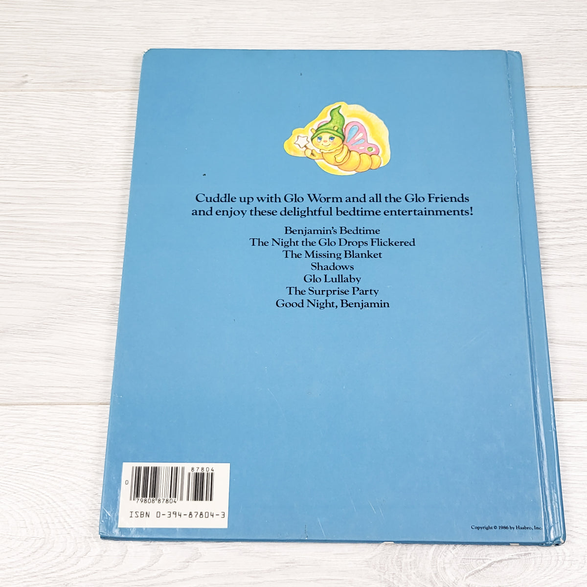 Vintage 1986 HardcoverThe Glo Worm Bedtime Book - AS IS
