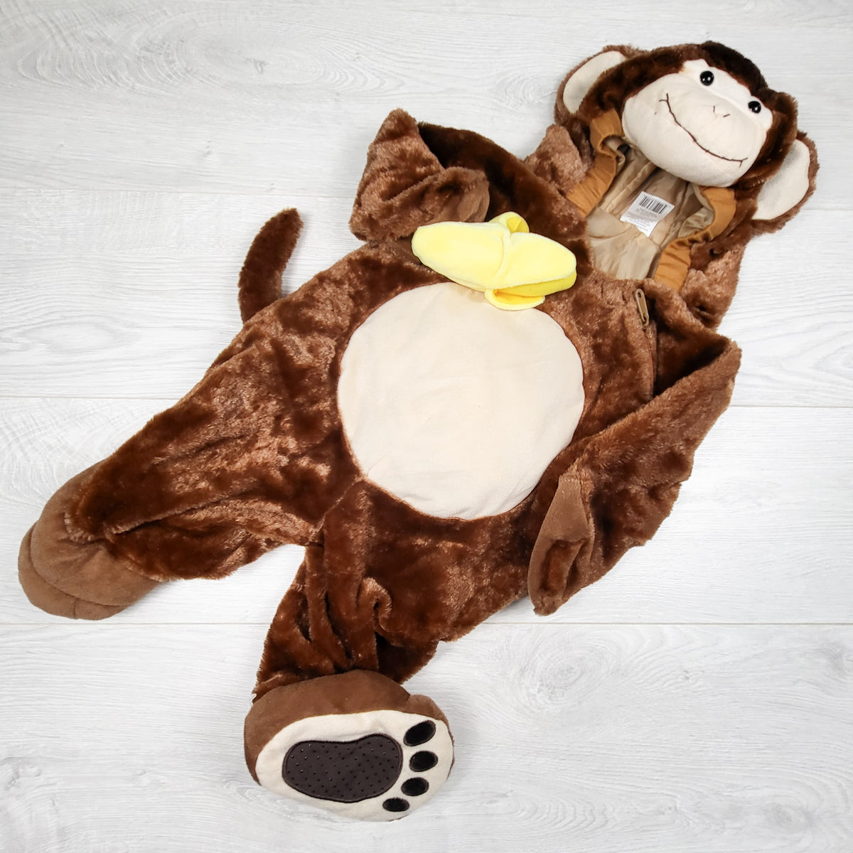 Plush monkey costume. Size 6-9 months