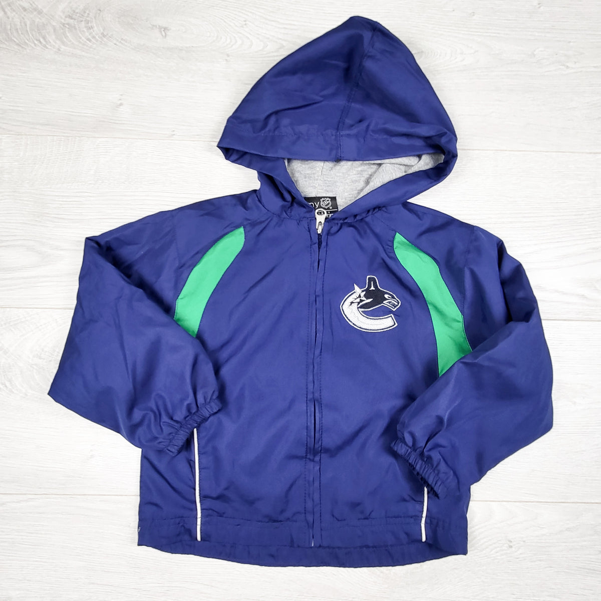 My Hockey Apparel NHL Vancouver Canucks windbreaker jacket. Size 3X/4T