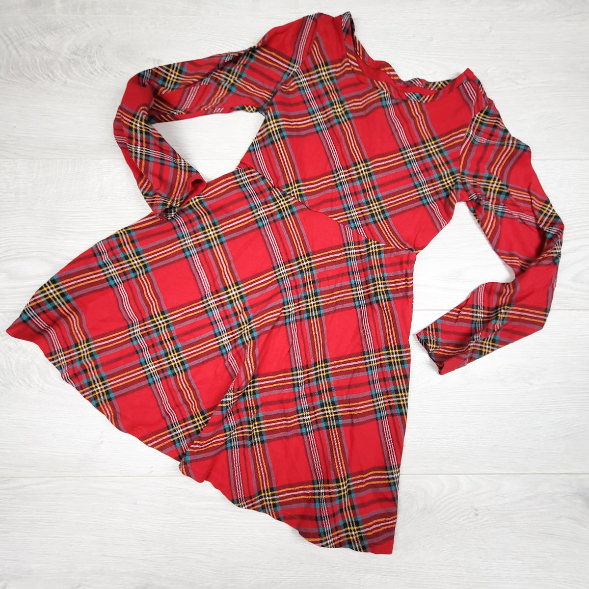George red plaid dress. Size 6