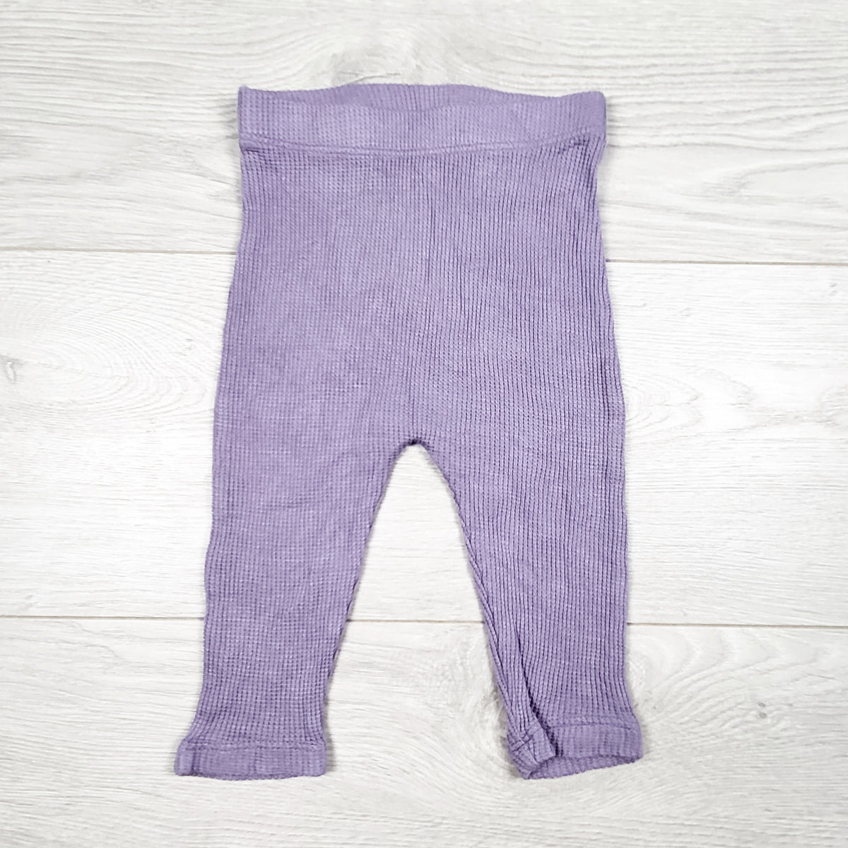 Carters purple waffle knit Purely Soft lenzig leggings. Size 9 months
