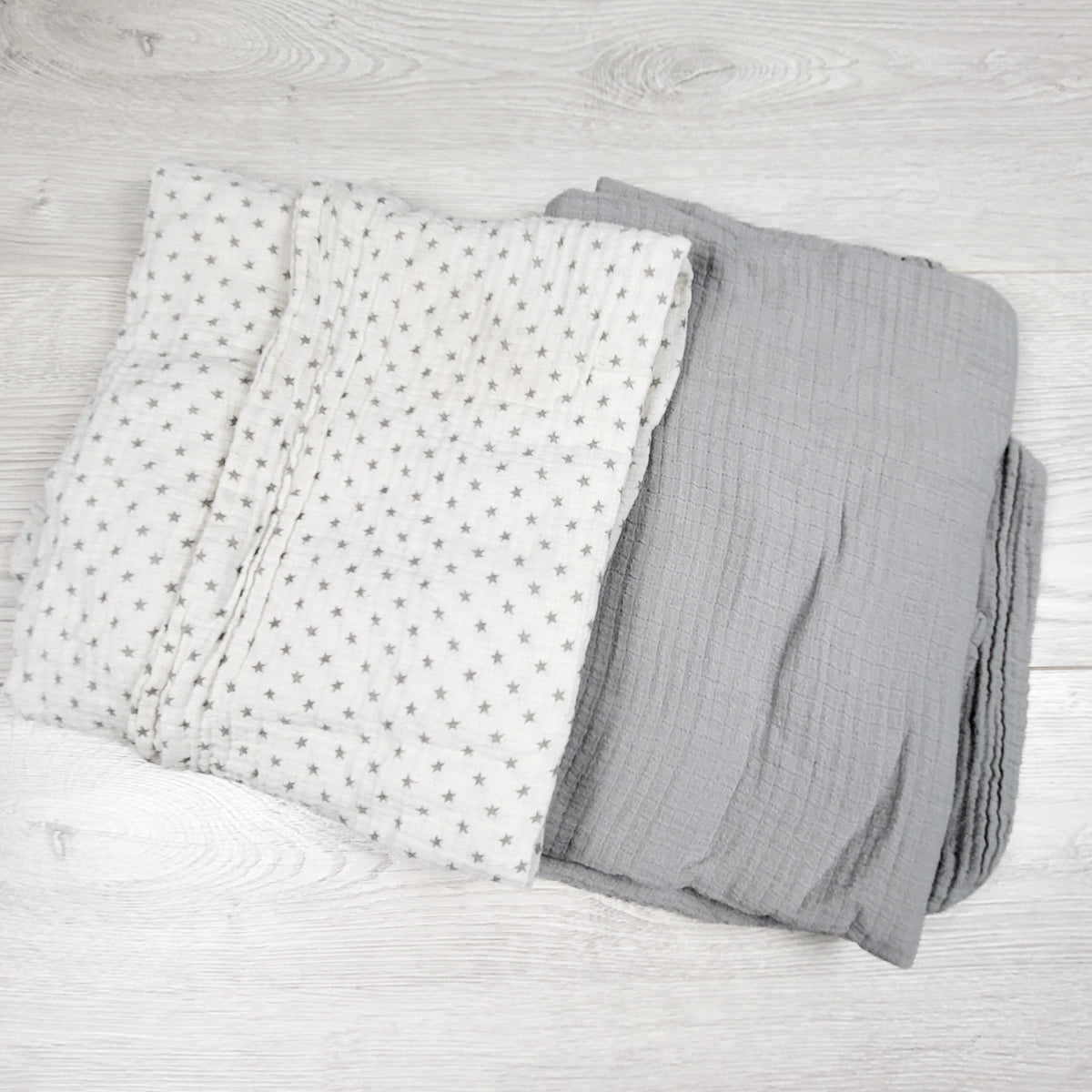 Cottonaire 2pc muslin organic cotton swaddles